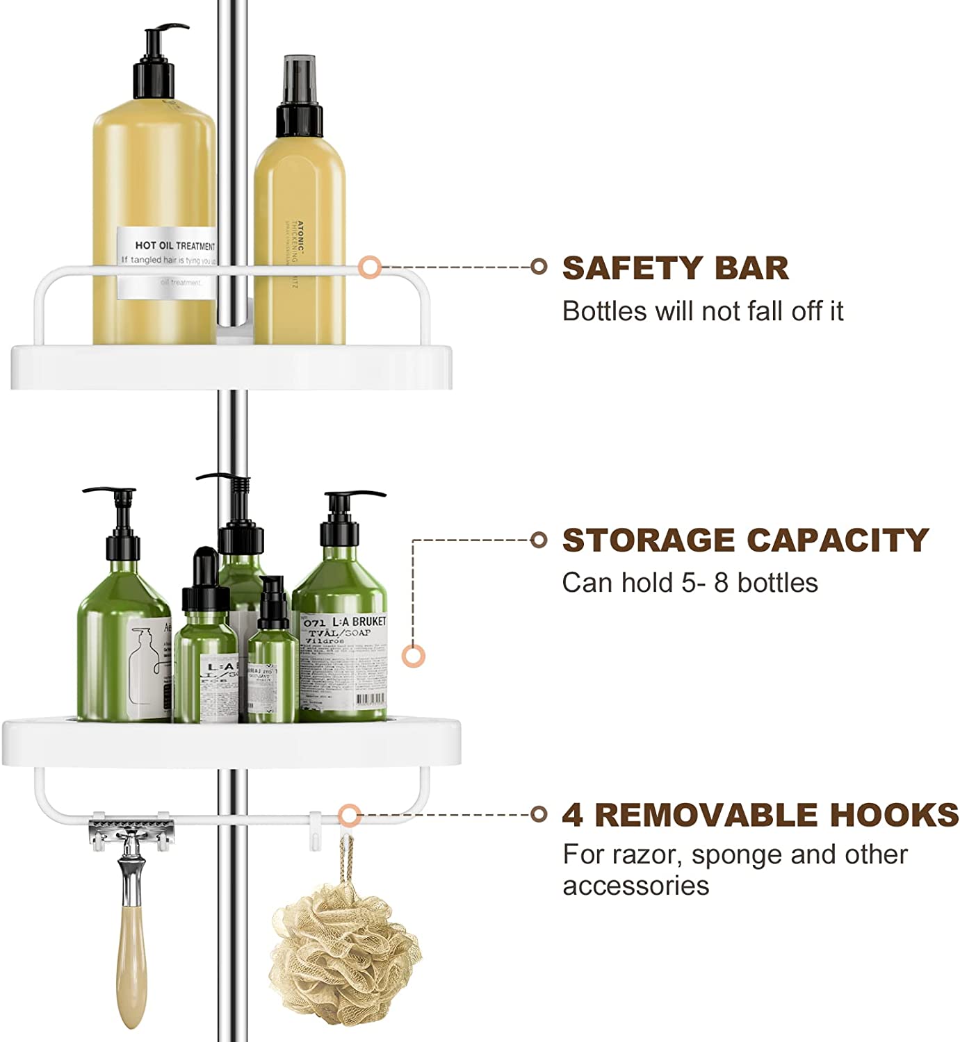 Bathroom corner shelf - Image 3